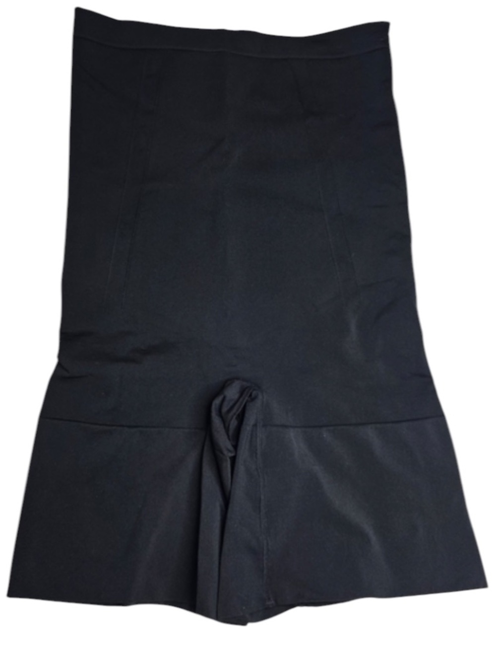SPANX Black High Waisted Bike Shorts With Mid Tummy-Compression Size XL